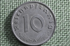 Монета 10 рейхспфеннигов, пфеннигов 1942 года A. Рейх. Германия. Unc