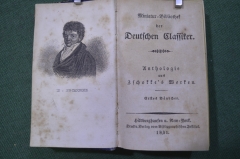Книга старинная "Немецкий классификатор, антология". 1831, 1832 год. Deurschen classifer