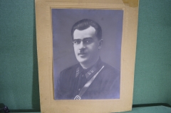 Фотография военного, большая. Рощупкин А.П., начальник военно-хозяйственного снабжения 12 дивизии.