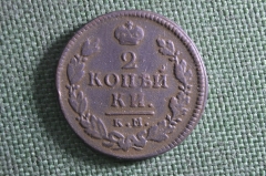 Монета 2 копейки 1817 года, КМ АМ. Медь. Александр I, Российская Империя