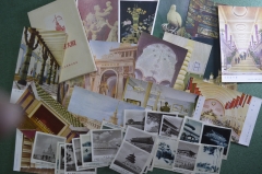 Открытки, Китай. Почтовые карточки и мини фотографии. Два набора одним лотом. 1950 -е годы.