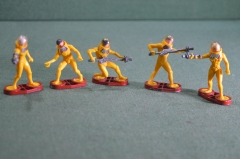 Солдатики серия "Starguard". Britains. Набор 5 шт. Великобритания. 1984 г.