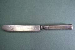 Нож старинный столовый "Norblin Gerlach". Серебрение. Варшава. Польша. Царская Россия.