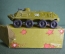 Игрушка машинка военная техника "БТР". Оригинальная коробка. Завод Арсенал. СССР.