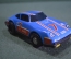 Игрушка машинка "Автомобиль Порше Porsche". Синий. ГДР. Германия. 1970е.