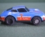 Игрушка машинка "Автомобиль Порше Porsche". Синий. ГДР. Германия. 1970е.