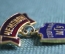 Знак, значок "Чемпион, Спортклуб МГУ". Легкий металл. Подвесной.