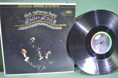 Пластинка виниловая "Jonah Jones. That righteous feelen". Capitol. Винил 1 lp.