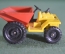 Игрушка машинка модель грузовик самосвал "Corgi Barford Bison". Великобритания. 1970е.