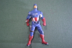 Солдатик фигура игрушка "Капитан Америка". Комиксы Марвел Marvel. Hasbro. Китай. 2011 год.
