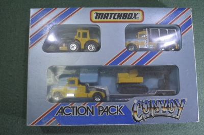 Машинка игрушка модель "Matchbox Convoy". Набор в коробке. Макао. 1984 год.