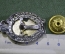 Знак "МВД". Георгий Победоносец и змий. Тяжелый металл, винт.