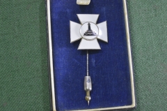 Знак почетный "Ветеранский союз Киффхаузербунд". Оригинальная коробка. Клеймо. Германия. Рейх.