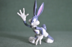 Фигурка кролик Багз Банни, из серии Space jam Bugs Bunny, 1996 год. Баскетбол. Пластик. 