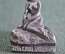 Знак значок "Русалка Little Mermaid". Копенгаген. Мельхиор. Винтаж. Дания. 