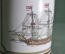Кружка пивная фарфоровая. Корабль, парусник "Golden Hind". Oakstine Seneka. Объем 0,5 литра. Фарфор.
