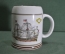 Кружка пивная фарфоровая. Корабль, парусник "Golden Hind". Oakstine Seneka. Объем 0,5 литра. Фарфор.