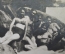 Фотография старинная "Девушки и юноши на море". Эротика. Ню. 1930е.