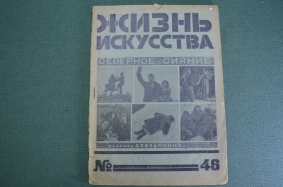 Журнал "Жизнь искусства", N 46 за 1925 год. Северное сияние, Севзапкино, Виринея, Города СССР.