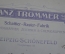 Письмо старинное, в Петербург М. Левину от немецкого фабриканта. Franz Trommer. 1911 год.