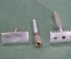 Бритва бритвенный станок "Gillette". Латунь. Серебрение. Великобритания. 1920-е - 1940-е годы.
