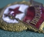 Знак, значок "Гвардия". Тяжелый металл, эмали. Армия. З-д Победа, СССР. Производственный брак.