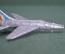Модель масштабная "Самолет, истребитель", металл. Военная техника. Super Sabre F100-C. Гонк Конг.