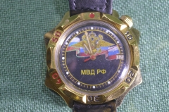 Часы Восток командирские "Милиция МВД СССР". 1990е.