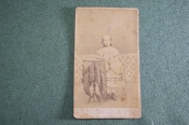 Фотография визитка. Девушка. Мода. Царская Россия. 1871 год.