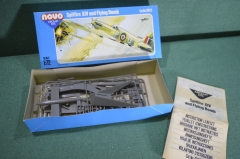 Модель сборная, самолет "Spitfire XIV and Flying bomb". Полный комплект. Авиация NOVO Aircraft. СССР