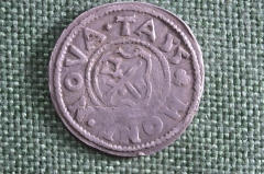 Монета Ливонский дерптский фердинг, Ливония 1552 - 1568 гг. Божьей милостью Эрик повелитель Таллина