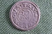 Монета Ливонский дерптский фердинг, Ливония 1552 - 1568 гг. Божьей милостью Эрик повелитель Таллина