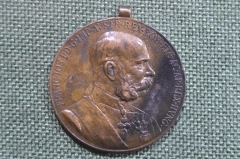 Медаль "Император Франц Иосиф, 50 лет правления". Австрия, 1898 год.