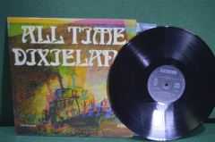 Пластинка виниловая "All time Dixieland". Джаз. Electrecord. Винил, Румыния.