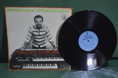 Пластинка виниловая "Przeboj za Przebojem". Wiktor Kolankowsky. Muza stereo. Винил, Польша.