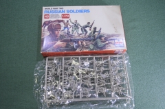 Солдатики "Русские советские солдаты ВОВ WW2".  Набор в коробке. 1:72. Esci. Винтаж.