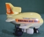 Игрушка модель самолет "Lockheed Tristar". В оригинальной коробке. Masudaya. Япония. 1970е.