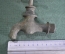 Кран водопроводный старинный. Латунь. Царская Россия.