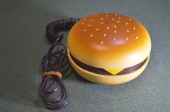 Телефон телефонный аппарат "Гамбургер Hamburger Phone". Винтаж. США. Америка.