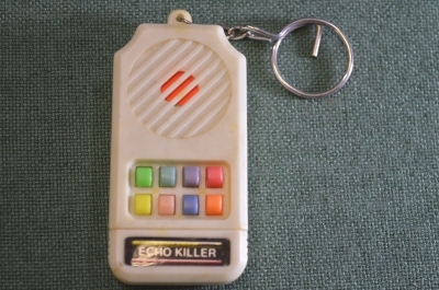 Брелок для ключей музыкальный "Echo Killer". Россия молодая. 1990е.