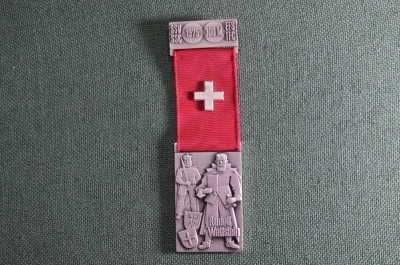 Медаль, посвященная стрелковым соревнования памяти Рудольфу Ветштейну, 1975г. Швейцария