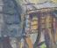 Картина "Одесса. Курорт Куяльник.". Автор, художник Муравьев Л.М. Картон, масло. Украина. 1988 год.