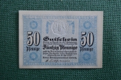 Бона, банкнота, Нотгельд 50 пфеннигов 1917 Chemnitz (Кемниц), Германия