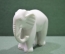 Статуэтка "Слон". Цвет белый. Искусственный мрамор. 10.5 см.