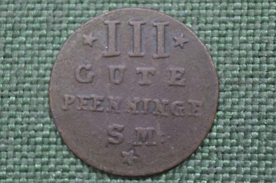 3 пфеннинга 1793, Германия, Мекленбург-Стрелиц
