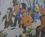Советский плакат для детского сада "Зимние забавы", Ленинград, 1971 год. 