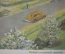 Плакат для детского сада "Новый колхозный поселок" 1968 год, издательство "Просвещение"