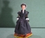Кукла "Женщина в черном платье", целлулоид. Винтаж. Франция. Вторая половина XX века. 