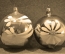Елочные игрушки шары СССР ,  1970-1980-е, 2 штуки одним лотом, отличное состояние