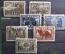 Набор марок (7 штук) "25-летие Великой Октябрьской революции". 29 января 1943 года. Гашеные